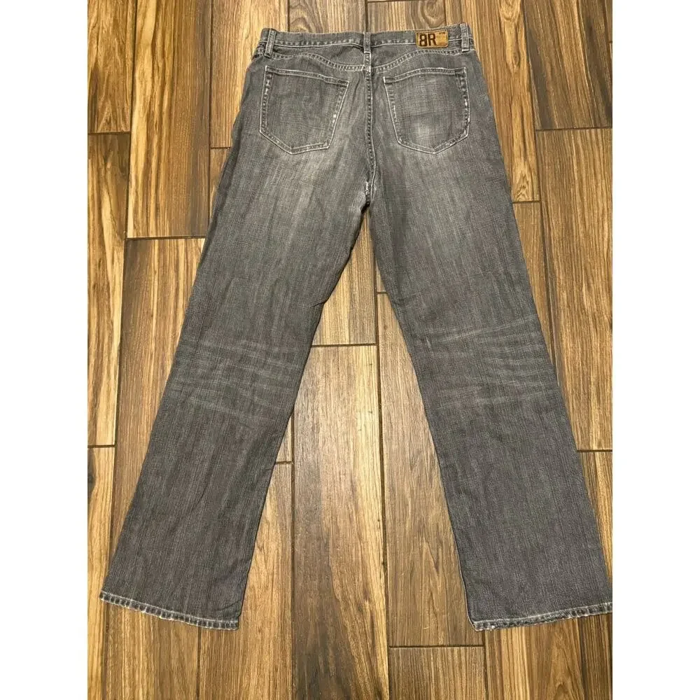 Vintage Banana Republic Relaxed Fit Jeans Mens 34x32 Gray 100% Cotton READ